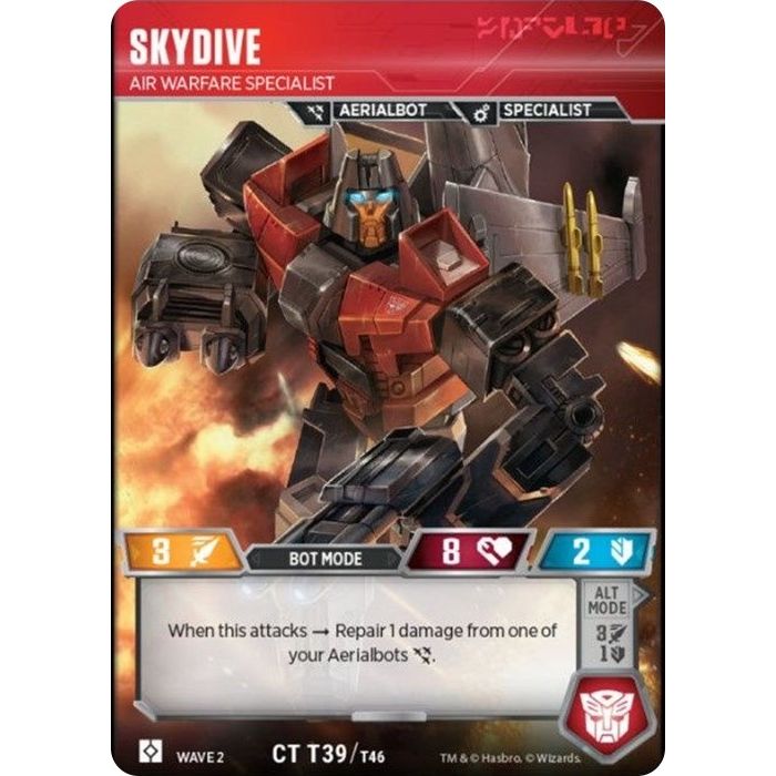 Image for Skydive - Air Warfare Specialist (39) (TRW2) - Transformers TCG