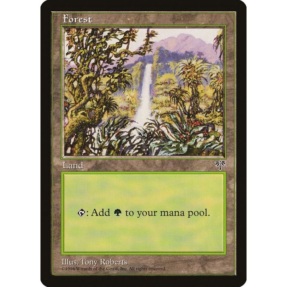 Image for Forest (Waterfall) (MIR) - Magic: The Gathering