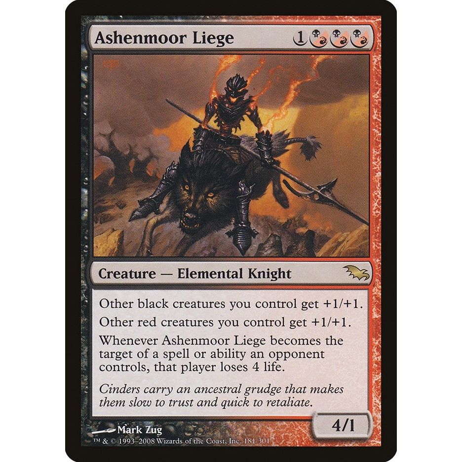 Image for Ashenmoor Liege (181) (SHM) - Magic: The Gathering