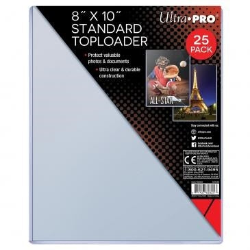 Image for 8" x 10" Clear Toploader (25-Count) - Collectible Storage