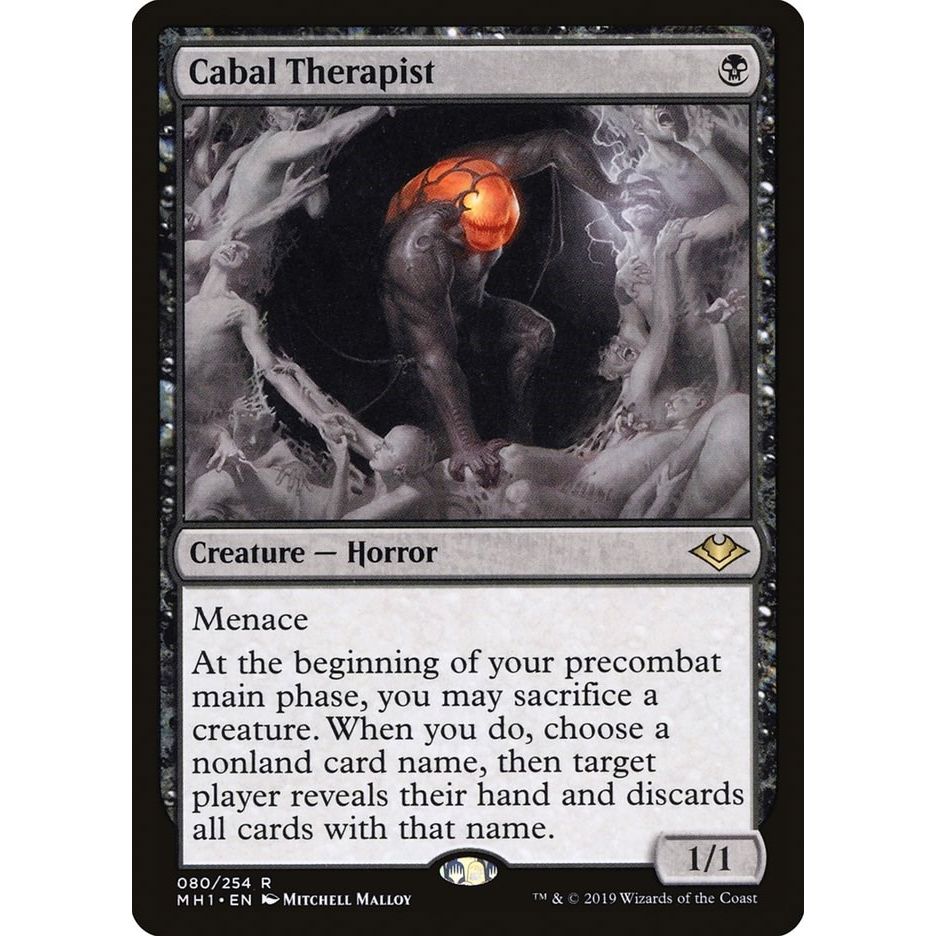 Image for Cabal Therapist (80) (MH1) - Magic: The Gathering