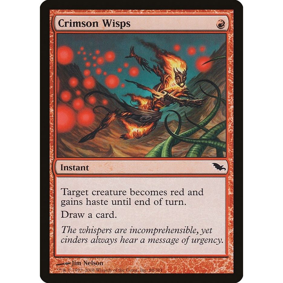 Image for Crimson Wisps (88) (SHM) - Magic: The Gathering