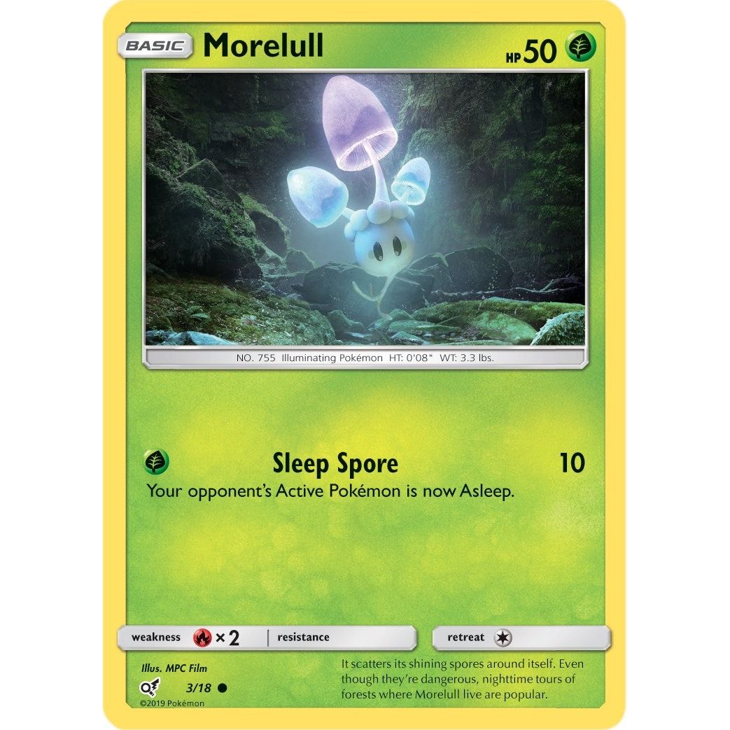 Image for Morelull (Holo Common) (3/18) (DEP) - Pokemon