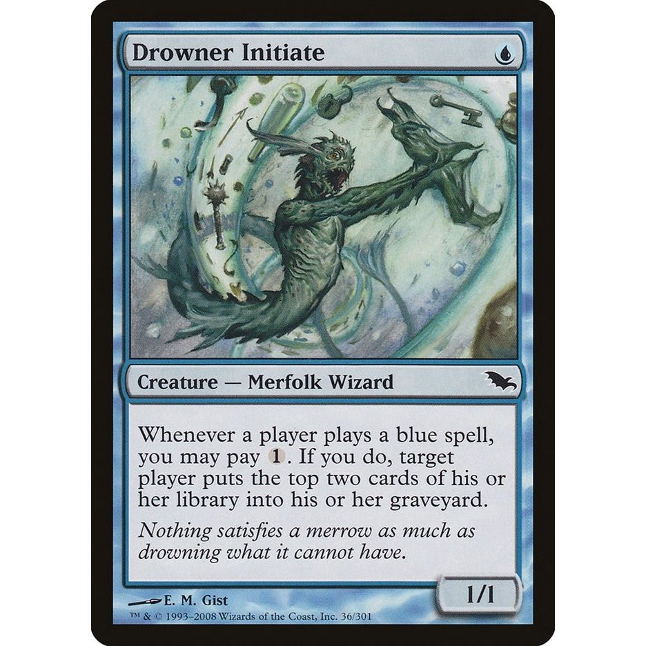 Image for Drowner Initiate (36) (SHM) - Magic: The Gathering