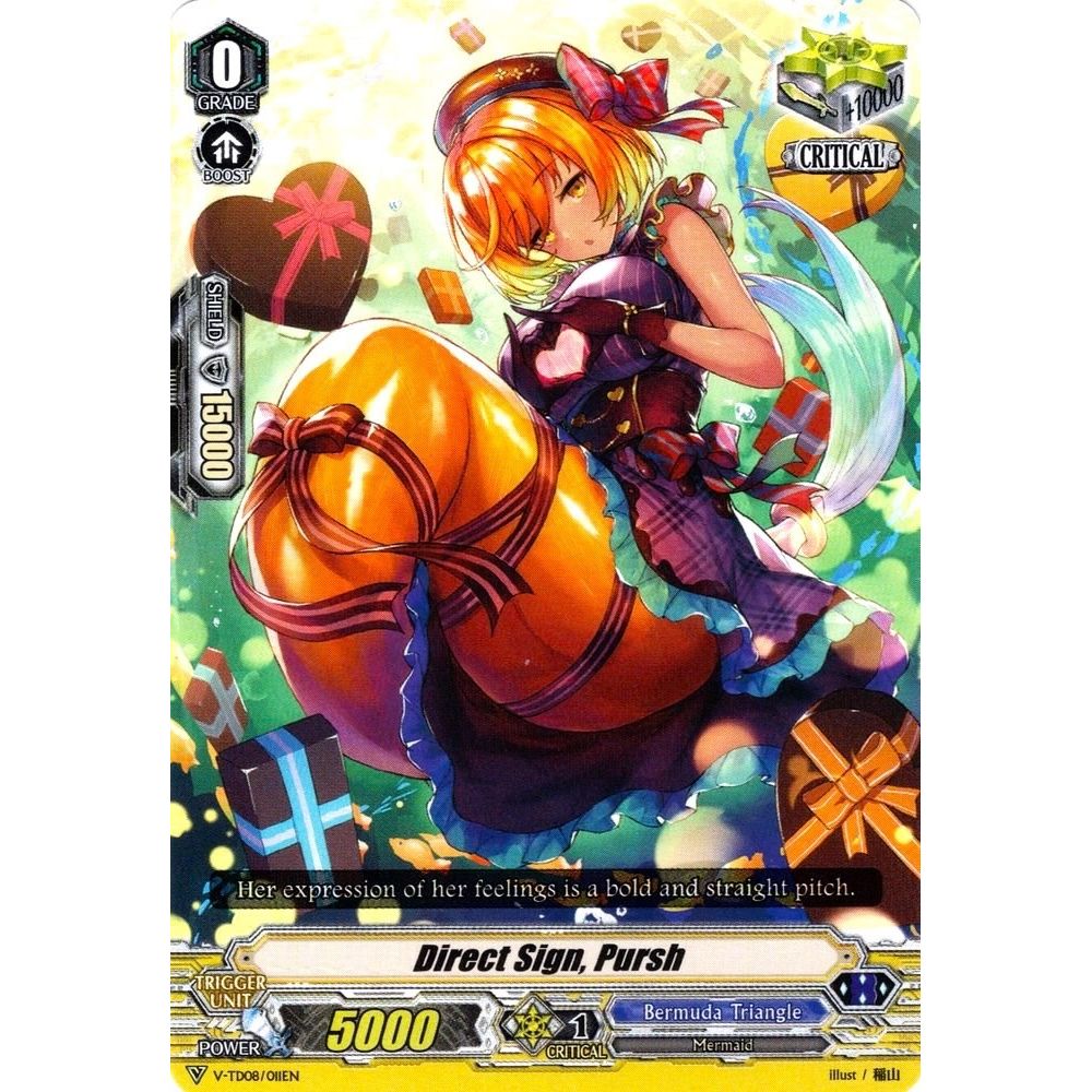 Image for Direct Sign, Pursh (V-TD08/011EN) (V-TD08) - Cardfight Vanguard