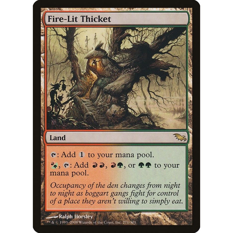 Image for Fire-Lit Thicket (271) (SHM) - Magic: The Gathering