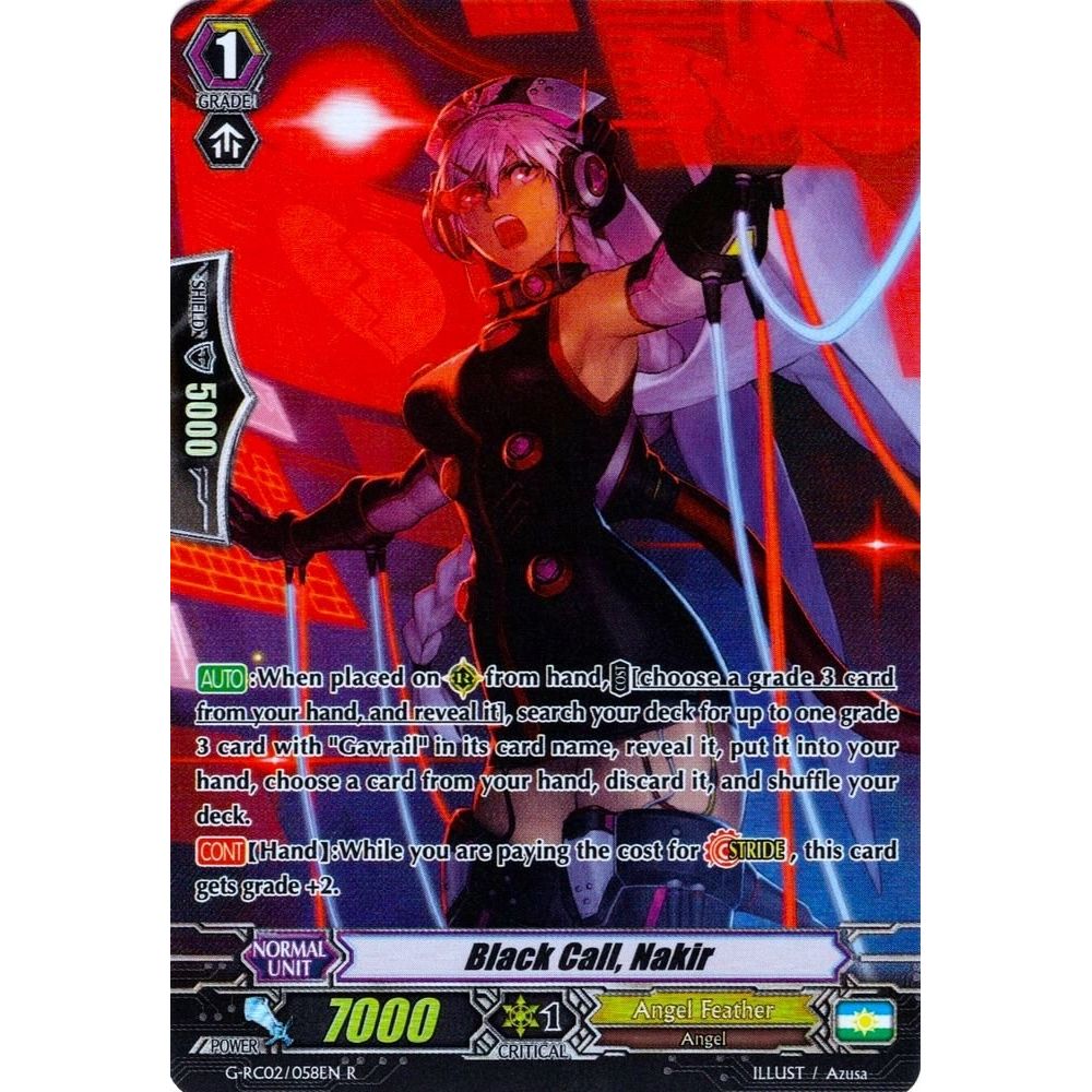 Image for Black Call, Nakir (G-RC02/058EN) (G-RC02) - Cardfight Vanguard