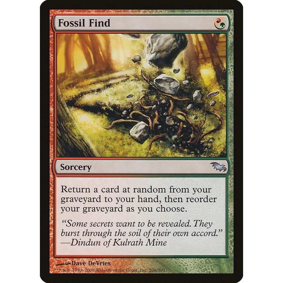 Image for Fossil Find (206) (SHM) - Magic: The Gathering