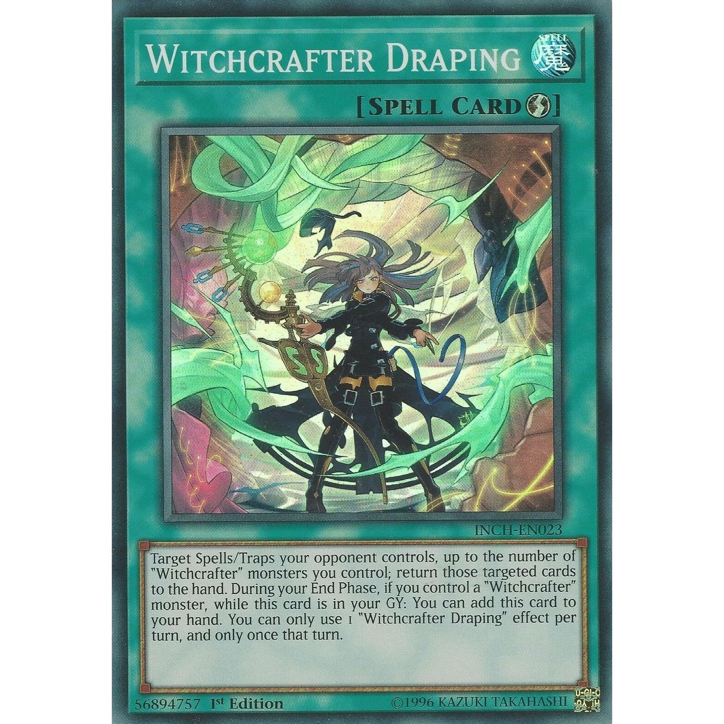 Image for Witchcrafter Draping (INCH-EN023) (INCH) - YuGiOh