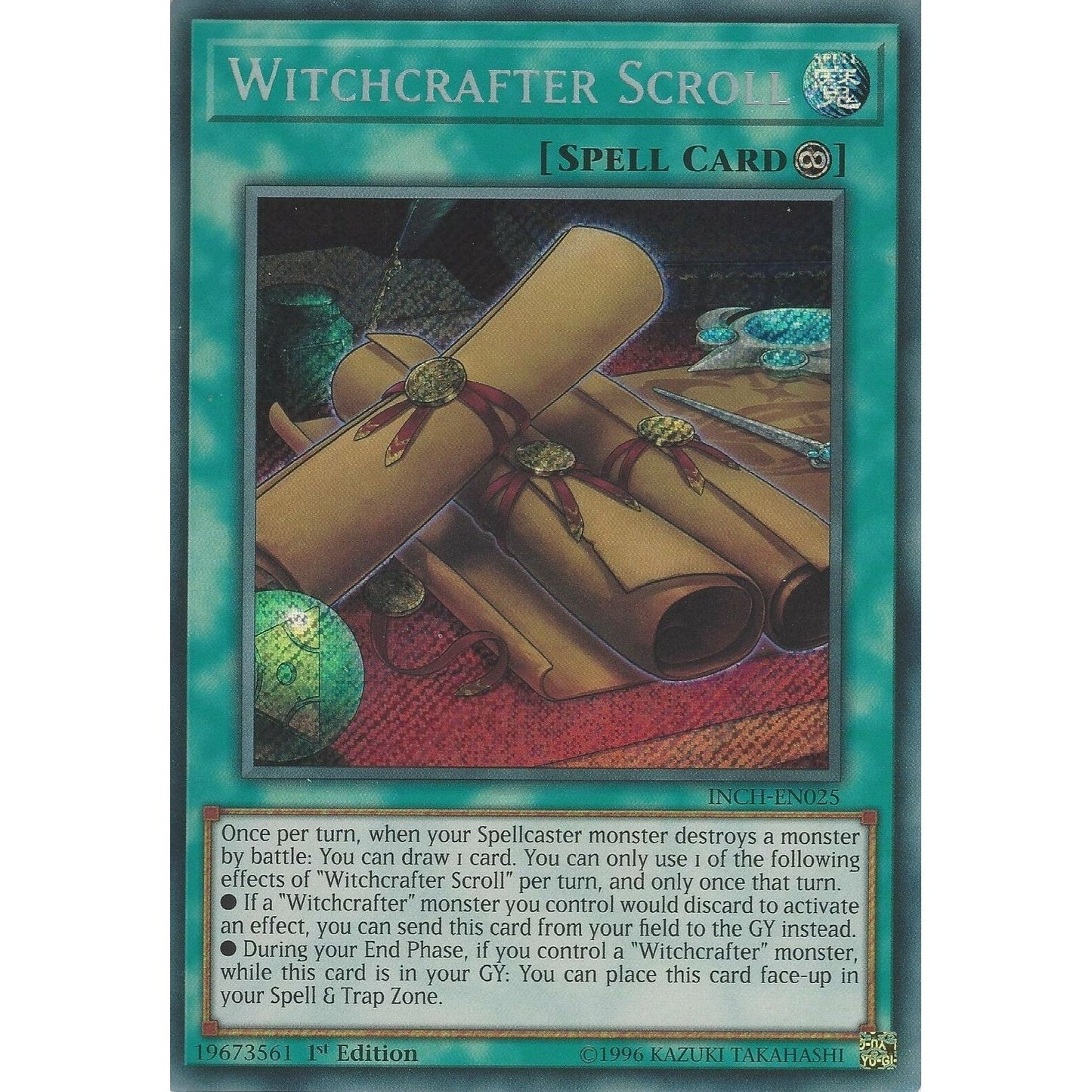 Image for Witchcrafter Scroll (INCH-EN025) (INCH) - YuGiOh