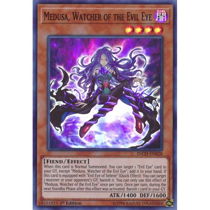 Image for Medusa, Watcher of the Evil Eye (INCH-EN028) (INCH) - YuGiOh