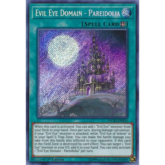 Image for Evil Eye Domain - Pareidolia (INCH-EN033) (INCH) - YuGiOh