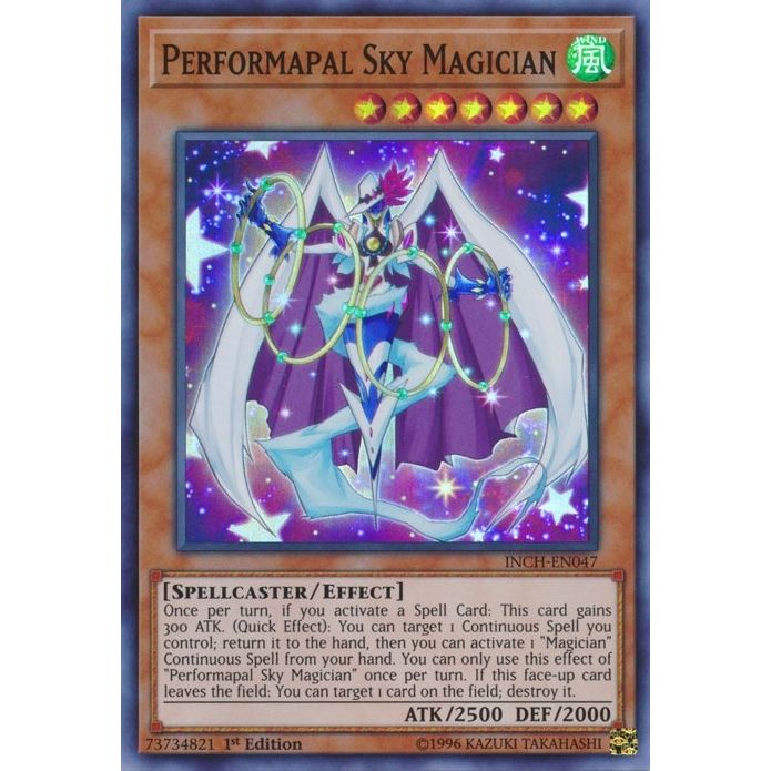 Image for Performapal Sky Magician (INCH-EN047) (INCH) - YuGiOh