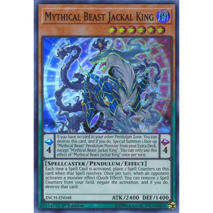 Image for Mythical Beast Jackal King (INCH-EN048) (INCH) - YuGiOh