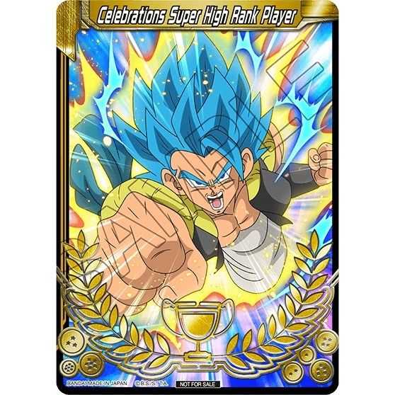 Image for Celebrations Super High Rank Player (Celebrations 2019 - Merit Card - Top 16) (TPR) - Dragon Ball Super: Masters