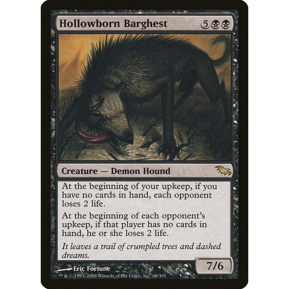 Image for Hollowborn Barghest (68) (SHM) - Magic: The Gathering