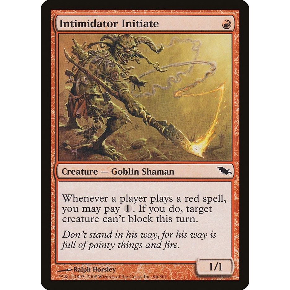 Image for Intimidator Initiate (96) (SHM) - Magic: The Gathering