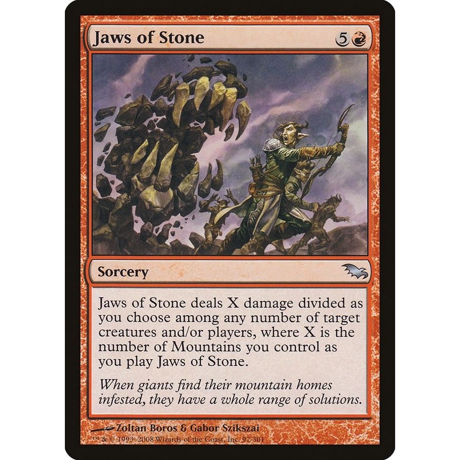 Image for Jaws of Stone (97) (SHM) - Magic: The Gathering
