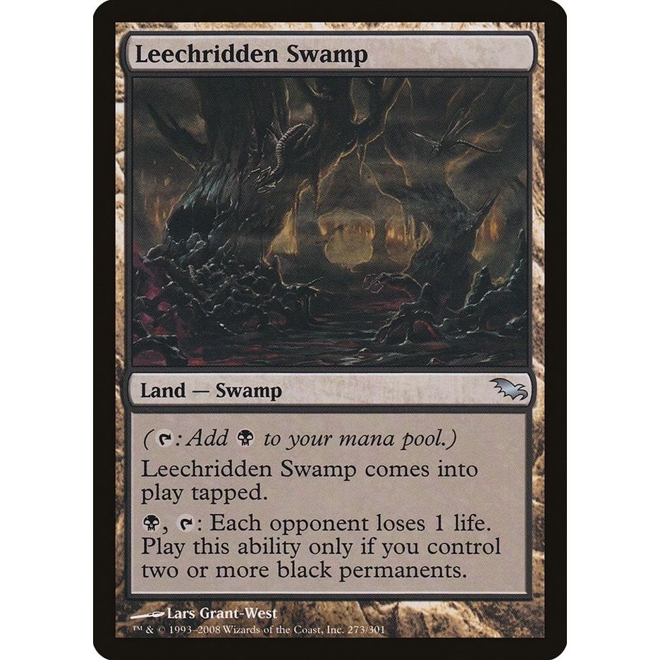 Image for Leechridden Swamp (273) (SHM) - Magic: The Gathering