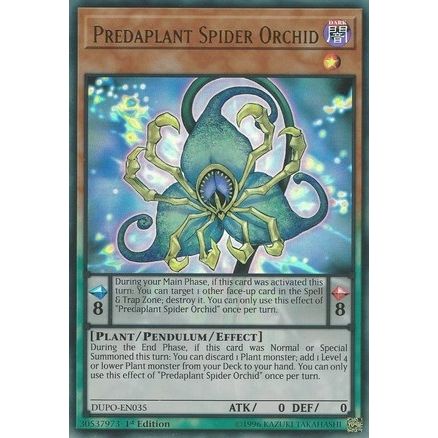 Image for Predaplant Spider Orchid (DUPO-EN035) (DUPO) - YuGiOh