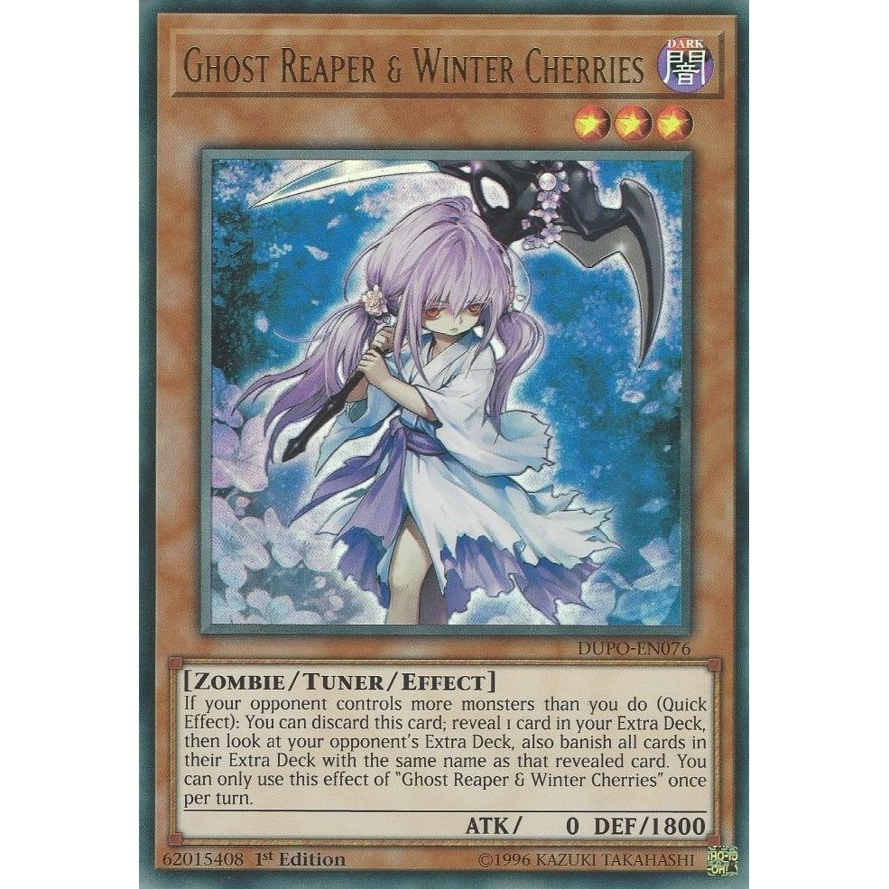 Image for Ghost Reaper & Winter Cherries (DUPO-EN076) (DUPO) - YuGiOh