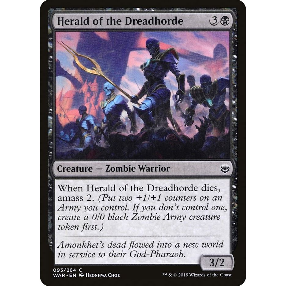 Image for Herald of the Dreadhorde (93) (WAR) - Magic: The Gathering