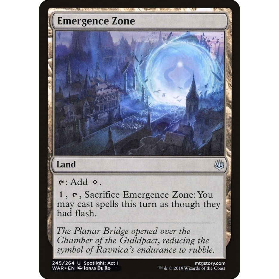 Image for Emergence Zone (245) (WAR) - Magic: The Gathering