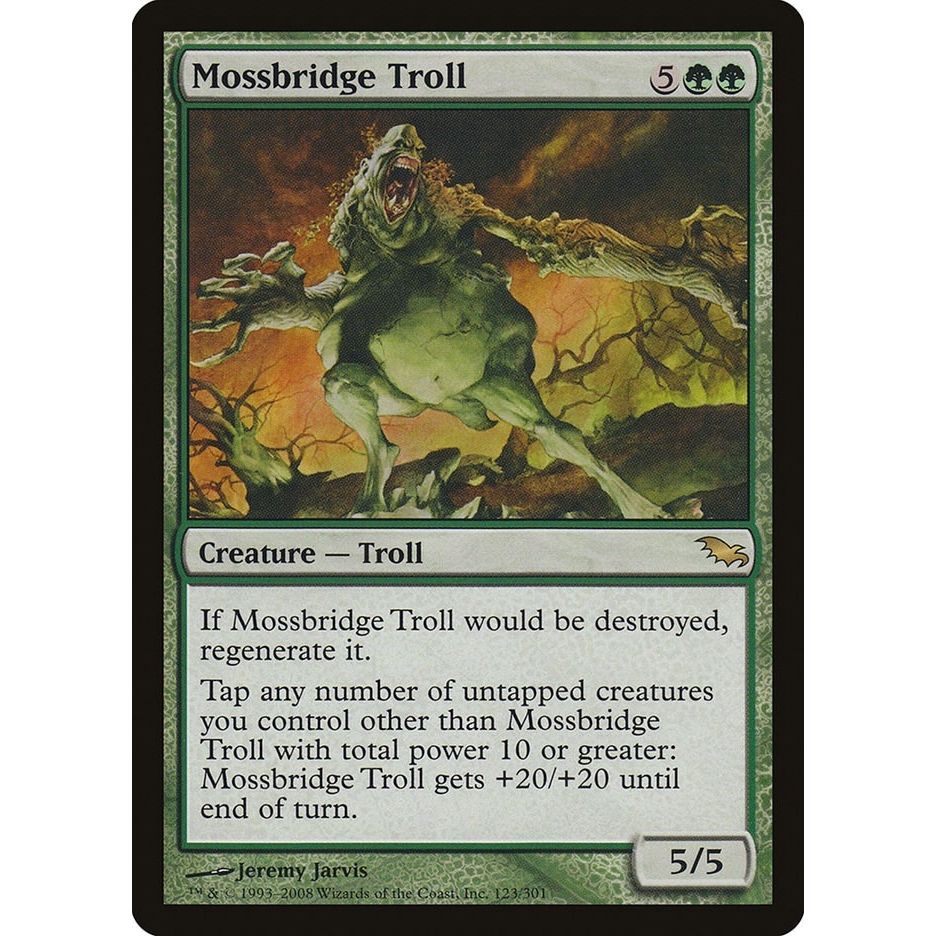 Image for Mossbridge Troll (123) (SHM) - Magic: The Gathering