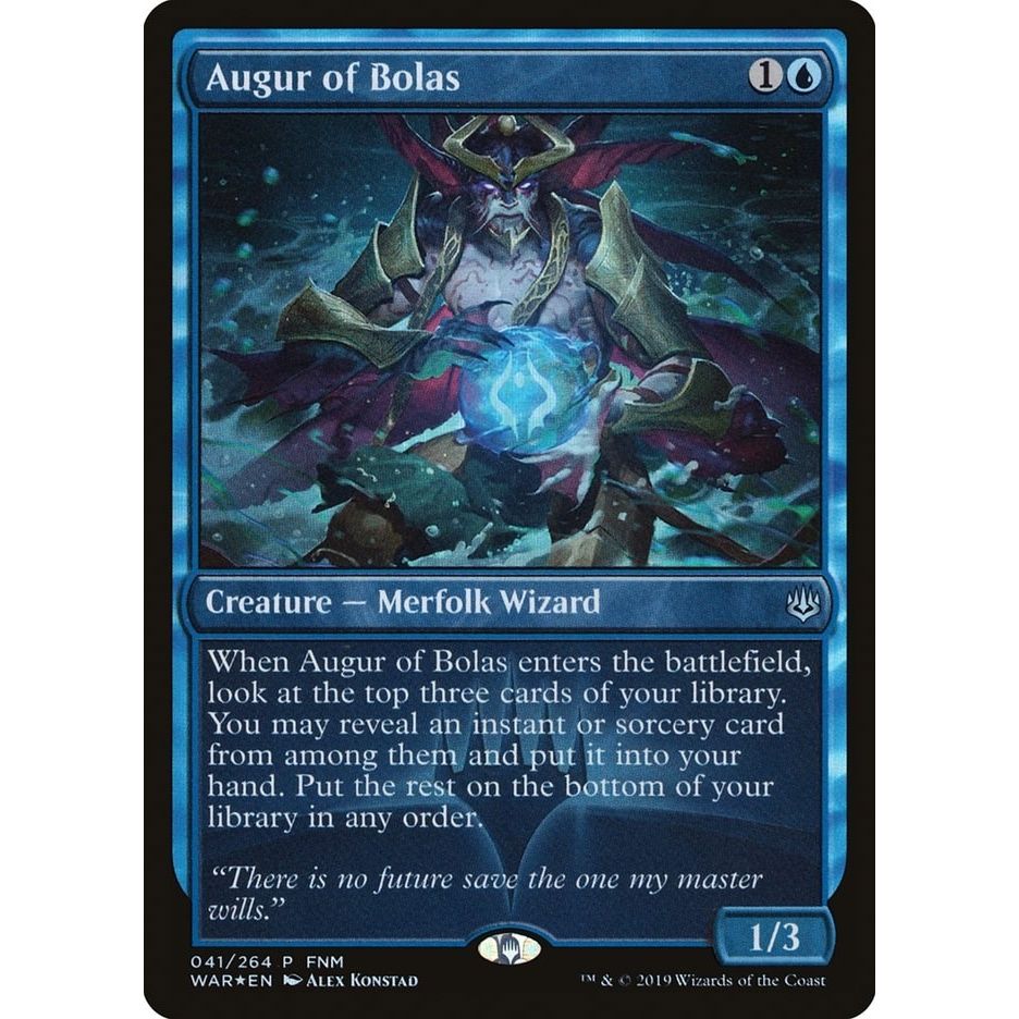 Image for Augur of Bolas (41) (FNM) - Magic: The Gathering