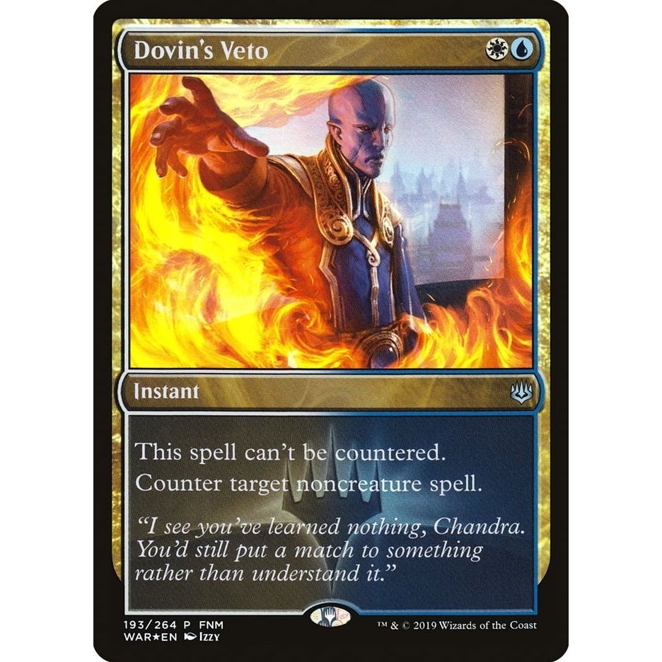 Image for Dovin's Veto (193) (FNM) - Magic: The Gathering