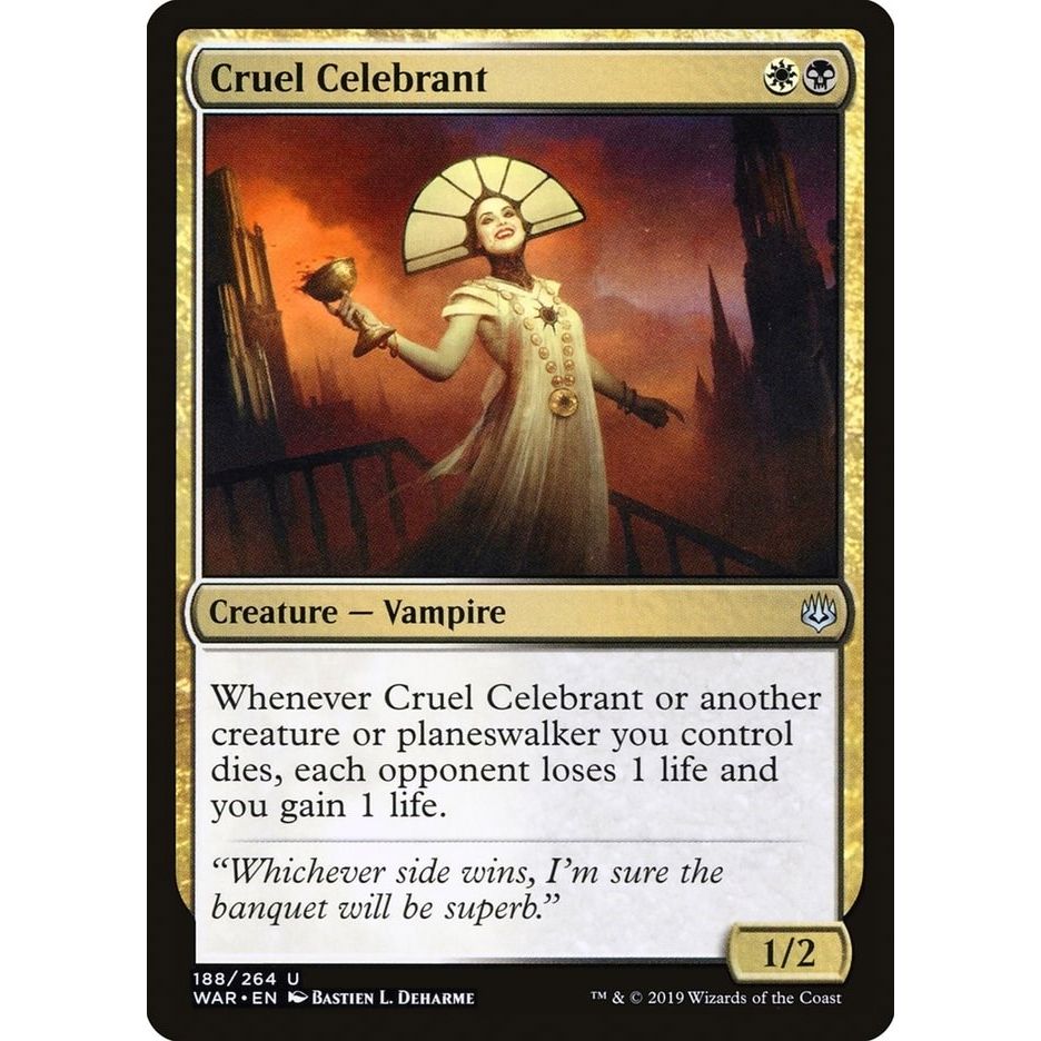 Image for Cruel Celebrant (188) (WAR) - Magic: The Gathering