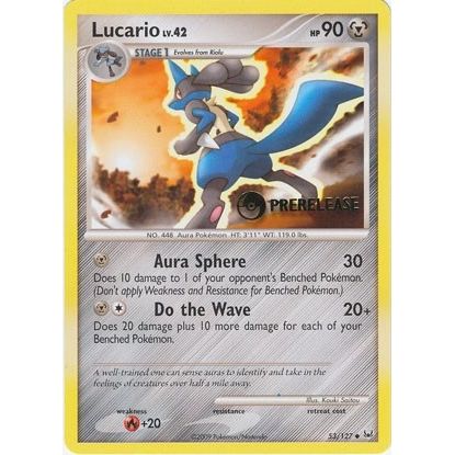 Image for Lucario - 53/127 (Prerelease) (53/127) (PR) - Pokemon