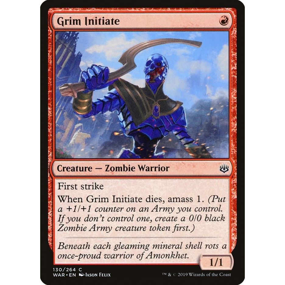 Image for Grim Initiate (130) (WAR) - Magic: The Gathering