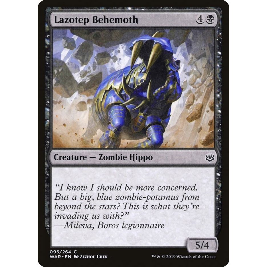 Image for Lazotep Behemoth (95) (WAR) - Magic: The Gathering