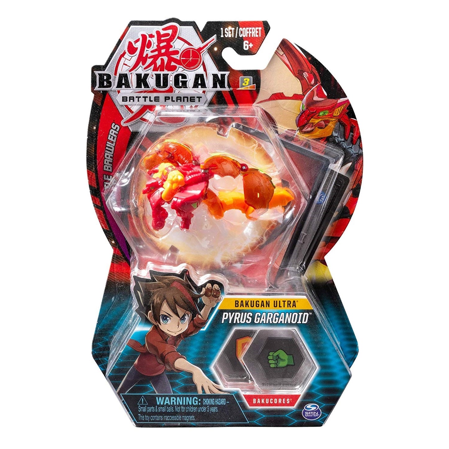Image for Bakugan Ultra 3-inch Tall Collectible Transforming Creature - Pyrus Garganoid - Bakugan TCG
