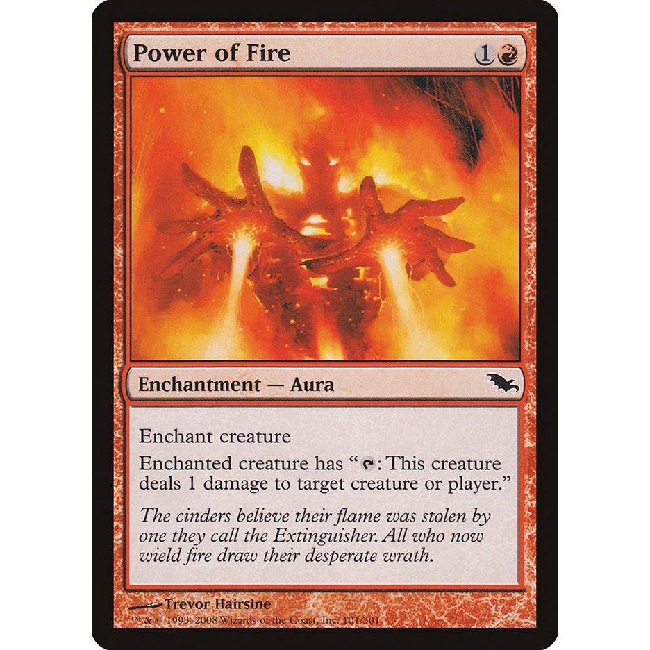 Image for Power of Fire (101) (SHM) - Magic: The Gathering