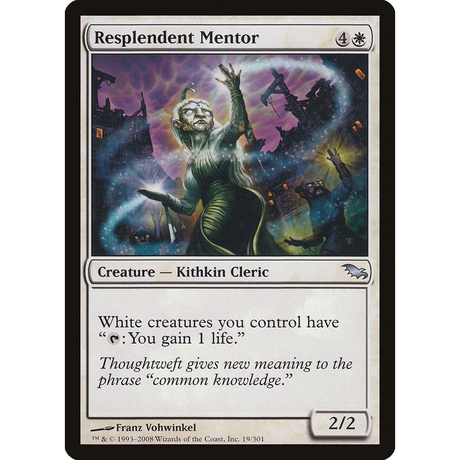 Image for Resplendent Mentor (19) (SHM) - Magic: The Gathering
