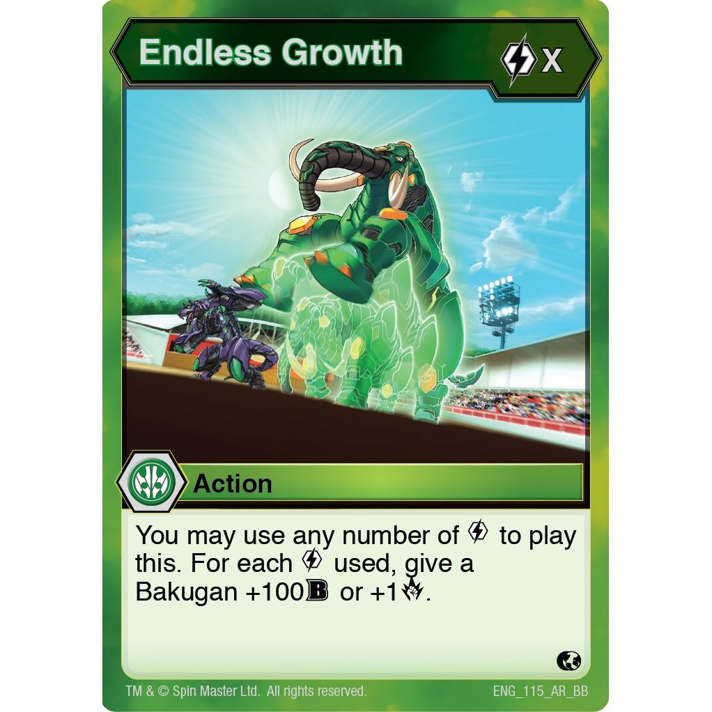 Image for Endless Growth (115) (BB) - Bakugan TCG