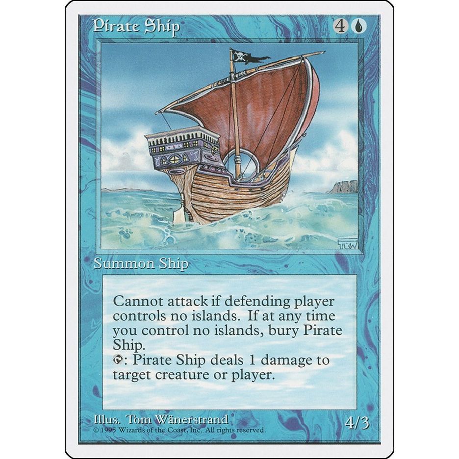 Image for Pirate Ship (4ED) - Magic: The Gathering