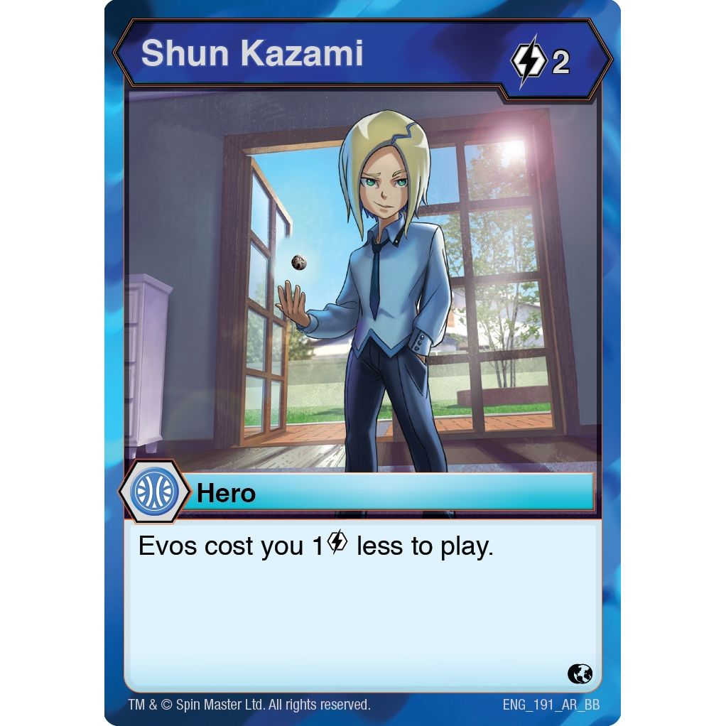 Image for Shun Kazami (191) (BB) - Bakugan TCG