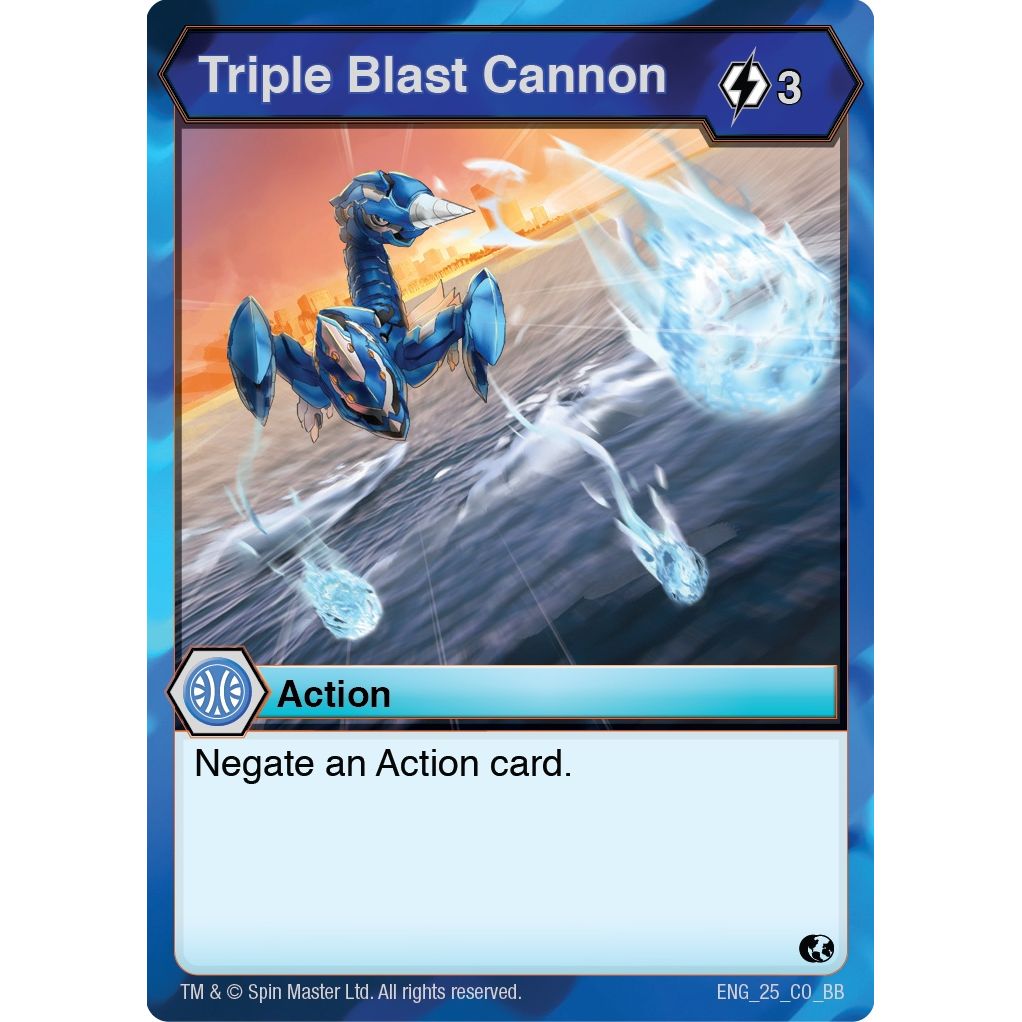 Image for Triple Blast Cannon (25) (BB) - Bakugan TCG