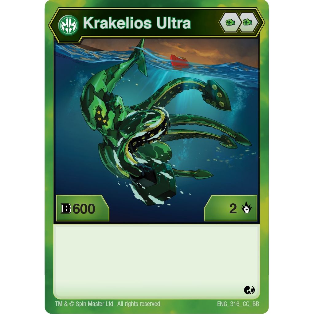 Image for Krakelios Ultra (316) (316) (BB) - Bakugan TCG