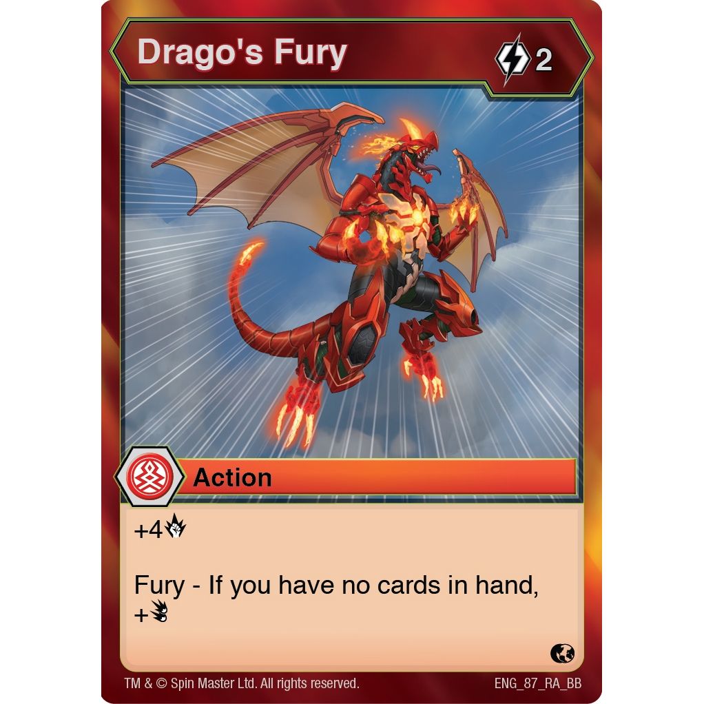 Image for Drago's Fury (87) (BB) - Bakugan TCG