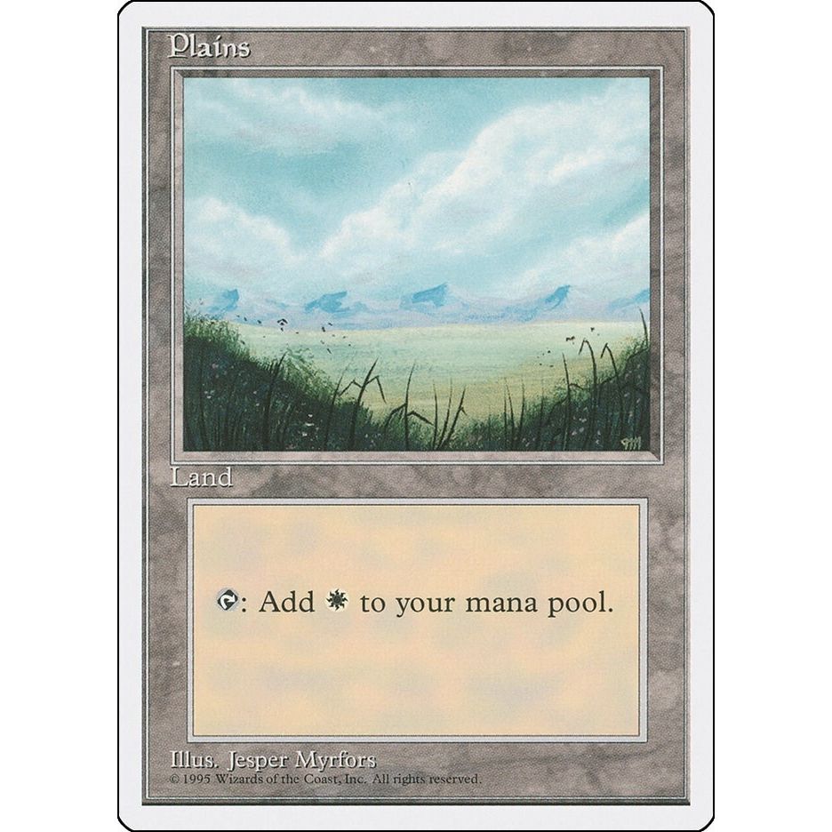 Image for Plains (A) (188) (4ED) - Magic: The Gathering
