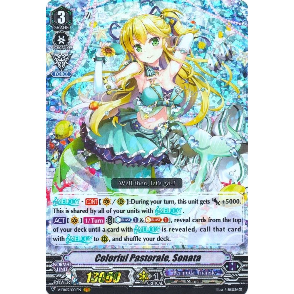 Image for Colorful Pastorale, Sonata (V-EB05/001EN) (V-EB05) - Cardfight Vanguard