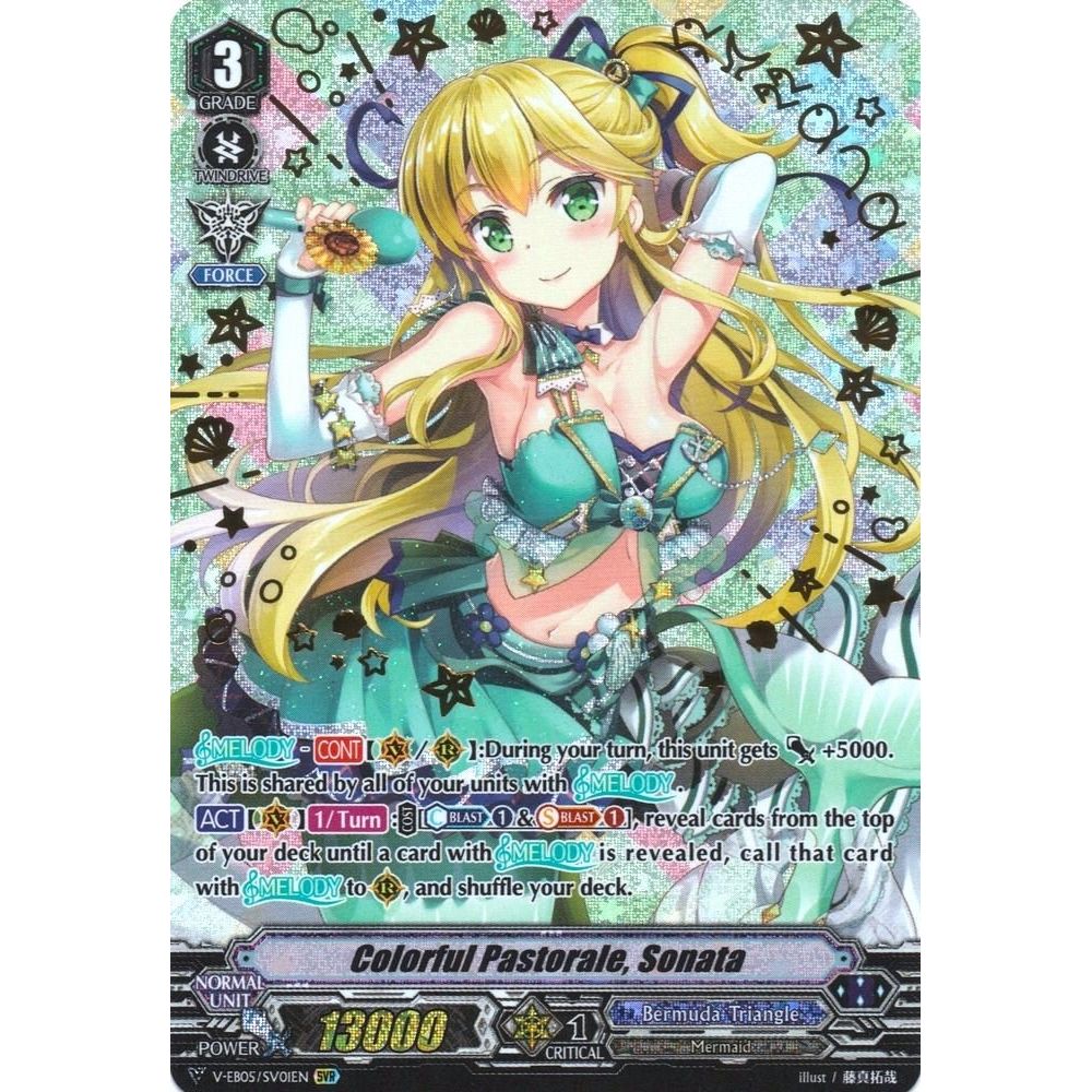 Image for Colorful Pastorale, Sonata (SVR) (V-EB05/SV01EN) (V-EB05) - Cardfight Vanguard