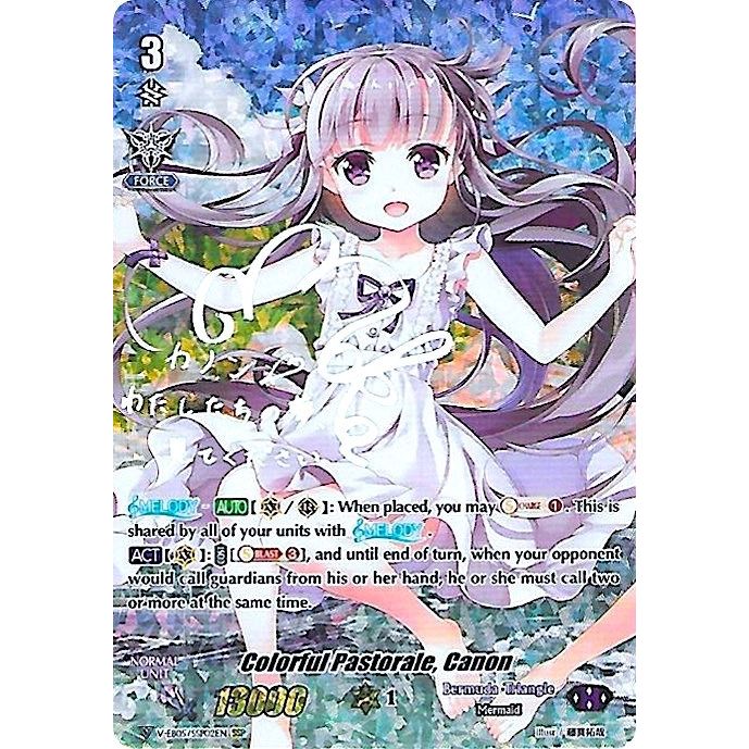 Image for Colorful Pastorale, Canon (SSP) (Silver Signature) (V-EB05/SSP02EN) (V-EB05) - Cardfight Vanguard