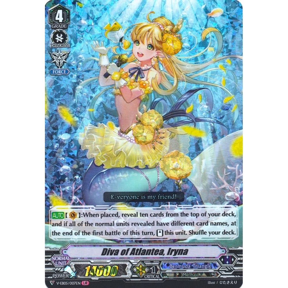 Image for Diva of Atlantea, Iryna (V-EB05/007EN) (V-EB05) - Cardfight Vanguard