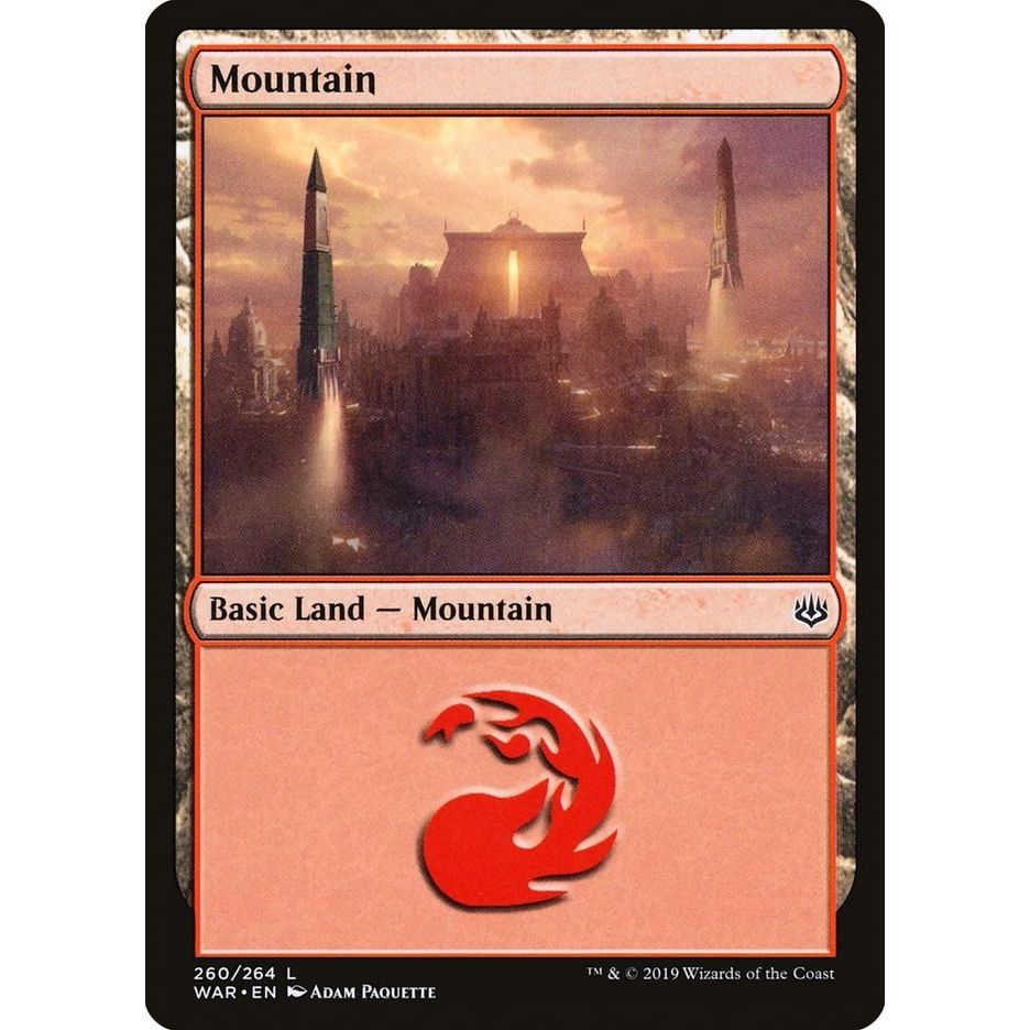 Image for Mountain (260) (260) (WAR) - Magic: The Gathering