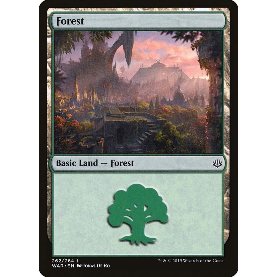 Image for Forest (262) (262) (WAR) - Magic: The Gathering